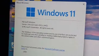 Just upgraded to Windows 11 23H2