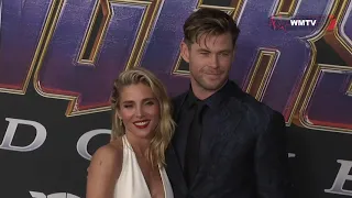 Chris Hemsworth, Elsa Pataky arrive at 'Avengers: Endgame' World premiere