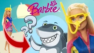 Rodzinka Barbie 🦈 Barbie boi się rekinów 🦈 film z lalką Barbie