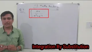 Exercise 2 Question Number 7 Integration By Substitution || 1 2 Maths Academy || 2024 Video
