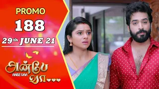 ANBE VAA | Episode 188 Promo | அன்பே வா | Virat | Delna Davis | Saregama TV Shows Tamil