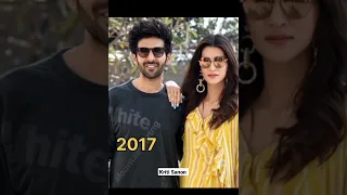 2014 to 2023 Kriti Sanon and Kartik Aaryan ❣️