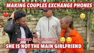 Making couples switching phones for 60sec 🥳( 🇿🇦SA EDITION )| new content |EPISODE 70 |
