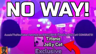 😲I HATCHED THE TITANIC JELLY CAT?!😲| Pet Simulator X