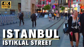 Istanbul Istiklal Street Walking Tour l The Heart of Istanbul l October 2021 Turkey [4K UHD]