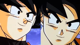 SDBH Goku vs Xeno Goku Great Fight