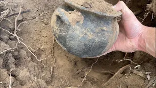 ENCONTRE GRAN TESORO en OLLA DE BARRO  "ORO Y PLATA"  treasure gold