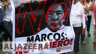 Filipinos condemn decision to honour former dictator