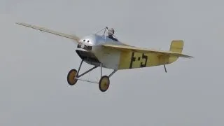 GIANT SCALE VINTAGE RC MONOPLANE AT LMA RC MODEL AIRCRAFT SHOW AT RAF COSFORD - 2013