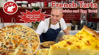 FRENCH TARTS  (Quiche and Egg Tarts)