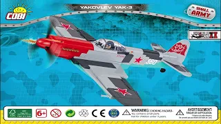 Cobi Instructions | Small Army / WW2 | 5529 | Yakovlev Yak-3 - Soviet Fighter Plane