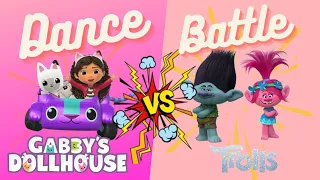 Dance Battle Gabby's Dollhouse VS Trolls | Dance Break | Brain Break