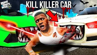 GTA 5 : Franklin & KILLER CAR  Cursed Killer Car BROTHER in (GTA V MOD)