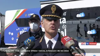 I PERICOLI DEL WEB: LA POLIZIA 'SPIEGA' I SOCIAL AI RAGAZZI | 08/03/2022