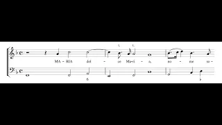 FRANCESCA CACCINI: Maria, dolce Maria PDF SCORE