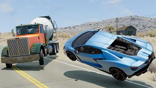 Street Race Crashes #23 - BeamNG DRIVE | SmashChan