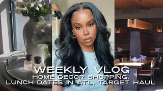 WEEKLY VLOG #8 | HOME DECOR SHOPPING AT TARGET + LUNCH DATES IN ATL + AMAZON LIGHTS | ALWAYSAMEERA
