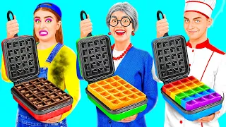 Me vs Grandma Cooking Challenge | Food Battle by BaRaDa Challenge