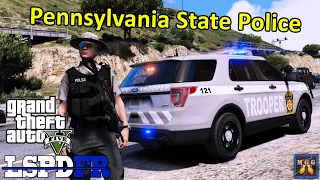 Pennsylvania State Police Patrol | GTA 5 LSPDFR Episode 487