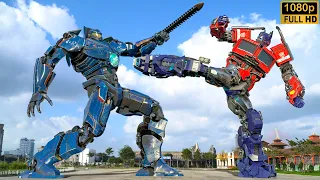 Transformers #2024 - Optimus Prime vs Gipsy Danger Final Fight | Paramount Pictures [HD]