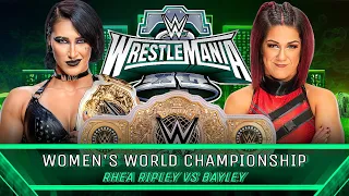 WWE 2K23 - Rhea Ripley Vs Bayley - Women's World Championship | WWE WrestleMania