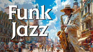 Groovy Jazz Saxophone ️🎶 for Relaxation and Positive Vibes 🎷 Funky and Uplifting Beats