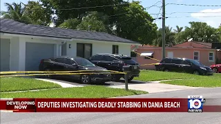 Deadly stabbing reported in Dania Beach
