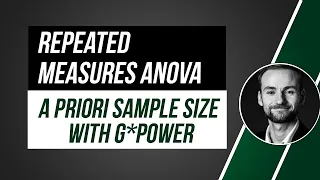 Repeated Measures ANOVA - calculate required sample size with G*Power