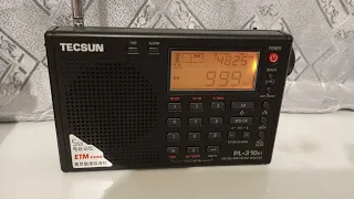 Сравнение Tecsun-310ET и XHDATA D-808 / MW 999кГц