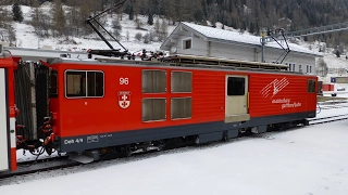 Swiss Trains: Matterhorn Gotthard Bahn, Brig to Andermatt