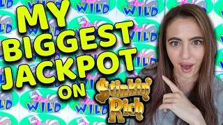 My BIGGEST JACKPOT HANDPAY EVER on Stinkin Rich in Las Vegas!