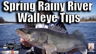 Rainy River Spring Walleye Fishing Tips and River Conditions Update (Segment)