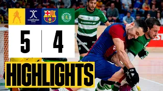 Barça vs Sporting (5-4) | HIGHLIGHTS WSE CHAMPIONS LEAGUE