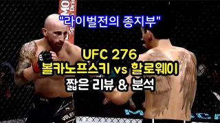 UFC276 볼카노프스키vs맥스 할로웨이 리뷰/분석 [격칼럼]