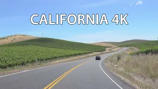 California Wine Country 4K - Scenic Drive