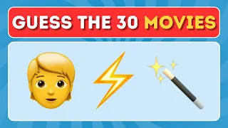 Guess the Movie by Emoji Quiz | 30 Movie Emoji Puzzles