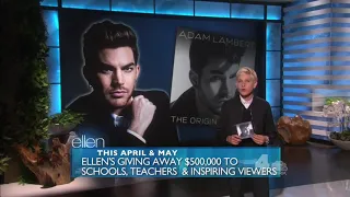 🎸The Ellen DeGeneres Show: Adam Lambert - "Ghost Town" (April 30th, 2015)