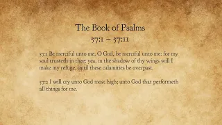 The Book of Psalms 57:1 - 57:11 ✡ Old Testament ✡ King James Bible ✡ KJV (audiobook)