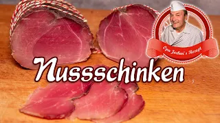 Nussschinken selber machen - Pökeln und Räuchern - Opa Jochens Rezept