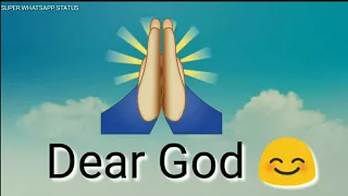 Dear God Thank You For Everything ll  Whatsapp Status Video ll 30 sec