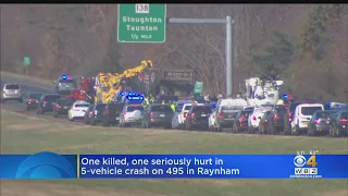 Route 495 North Crash Leaves Driver Dead After 5-Vehicle Pileup In Raynham