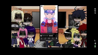 Naruto friends react to him + Sasunaru