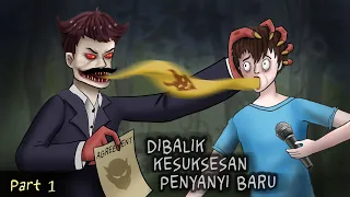 Suara Pinjaman Setan 1 - Penyanyi Desa mendadak terkenal #HORORMISTERI  Kartun Hantu, Animasi Horor