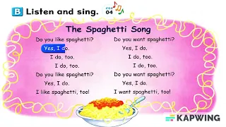 The Spaghetti Song // Let's Go 2 4th Edition Unit 5