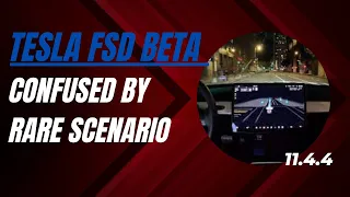 TESLA FSD BETA WAS NOT READY FOR THIS RARE SCENARIO