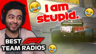 REACTING TO THE BEST F1 TEAM RADIOS OF THE LAST DECADE!