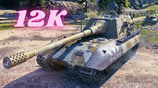 Jagdpanzer E 100  12K Damage 6 Kills & Jagdpanzer E 100  12K Damage World of Tanks Replays