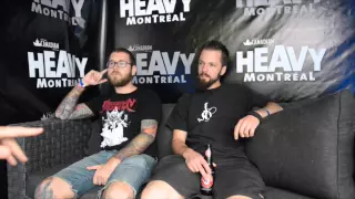 Interview with David Davidson and Ash Pearson of Revocation - Heavy Montréal, 2015