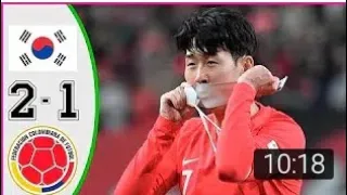 South Korea Vs Columbia All Goals & Highlights