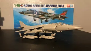 Building The Tamiya 1/48 Scale Royal Navy Sea Harrier [Part 1]